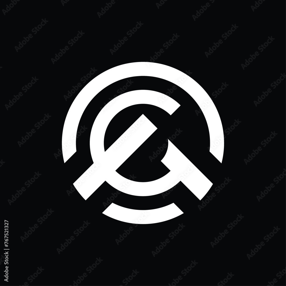 Obraz premium vector logo monogram design forming letters 