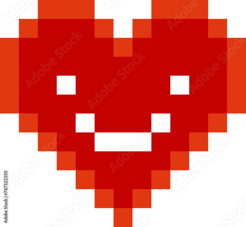 Pixelated Arcade Heart