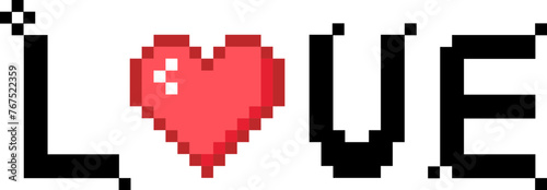 Pixelated Arcade Heart