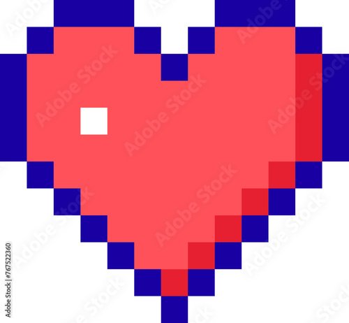 Pixelated Arcade Heart
