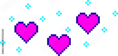 Pixelated Arcade Heart