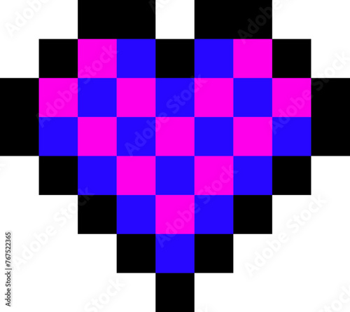 Pixelated Arcade Heart