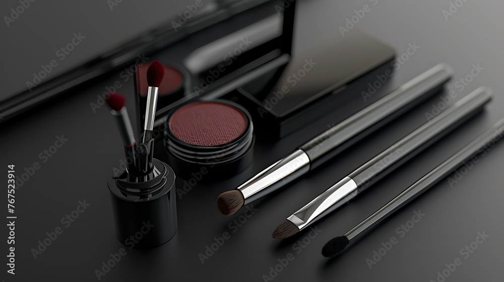 women's cosmetics isolated background, the magic of beauty and fascination women's cosmetics isolated background, the magic of beauty and fascination