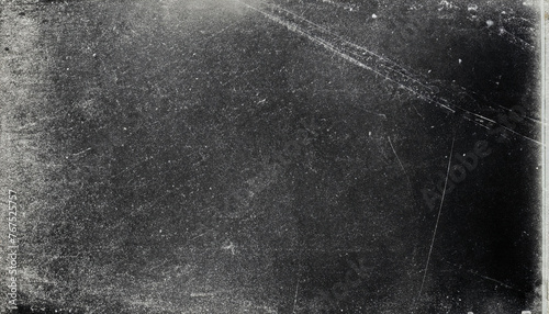 Dark scratched grunge background old film effect space for your text or picture dusty texture, with a visible grain noise