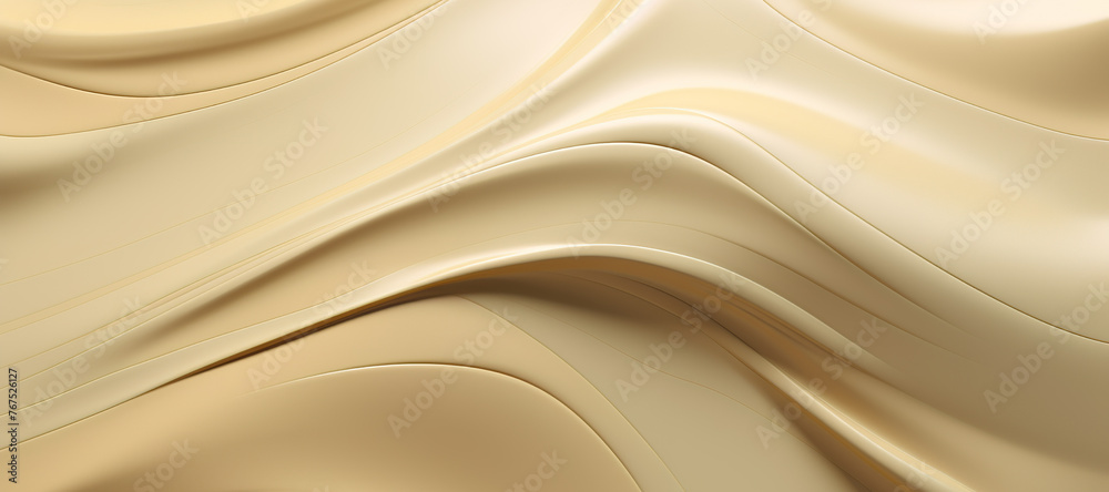 Fototapeta premium waves of thick creamy liquid, melt 40