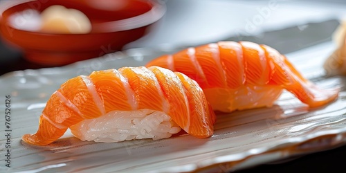 Nigiri sushi sashimi