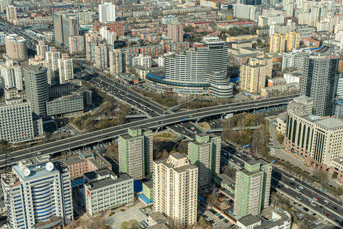Beijing Aerospace Bridge urban traffic road building complex