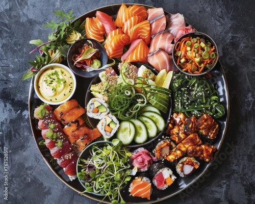 Opinions merge over a fusion sushi platter