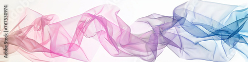 AI art, colorful tulle background