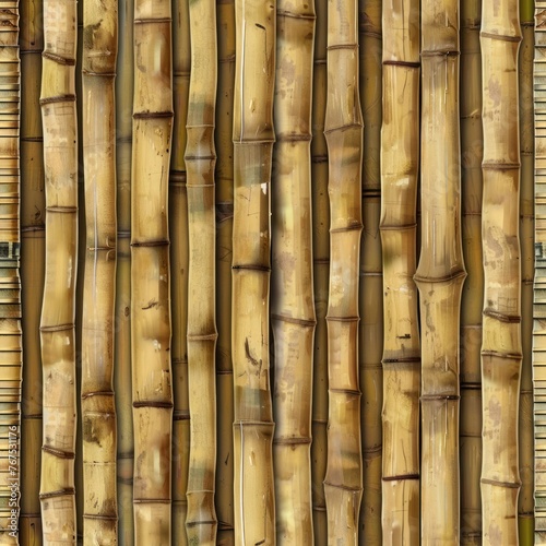 Bamboo wooden seamless pattern texture