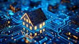 Security features protect home networks from cyber threats.