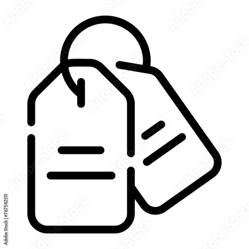 price tag Line Icon