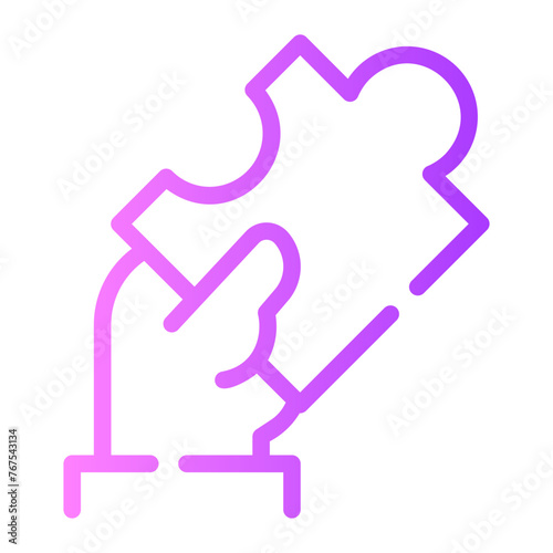startegy Line Gradient Icon