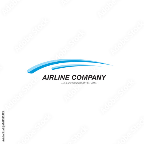 Airlines logo template graphic design © Igorideas