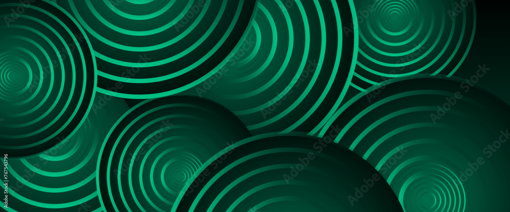 Green and black dark vector 3D abstract line modern tech futuristic glow banner. Vector illustration for business, corporate, institution, party, festive, seminar, and talks Green and black dark vector 3D abstract line modern tech futuristic glow banner. Vector illustration for business, corporate, institution, party, festive, seminar, and talks