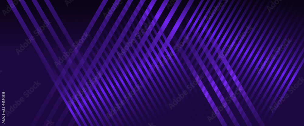 Purple violet and black dark violet vector 3d futuristic tech glow and shinning line simple modern abstract banner. For brochures, covers, posters, banners, websites, header Purple violet and black dark violet vector 3d futuristic tech glow and shinning line simple modern abstract banner. For brochures, covers, posters, banners, websites, header