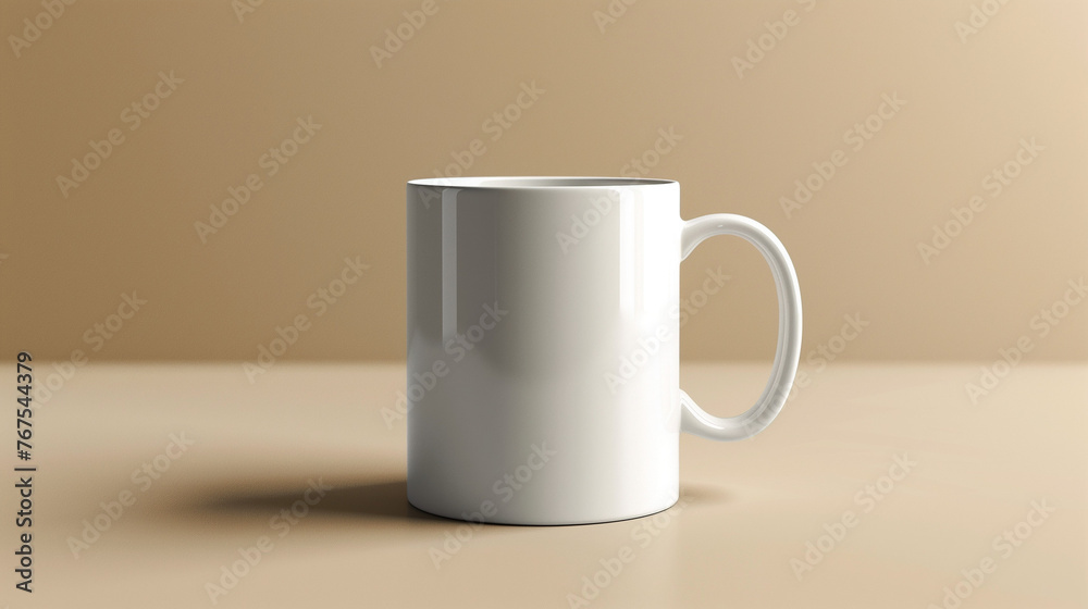 Mug Mockup with Neutral Background Mug Mockup with Neutral Background