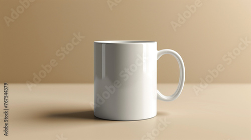 Mug Mockup with Neutral Background