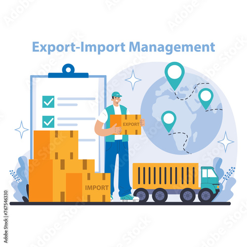 Marketing and sales concept. Flat vector illustration.