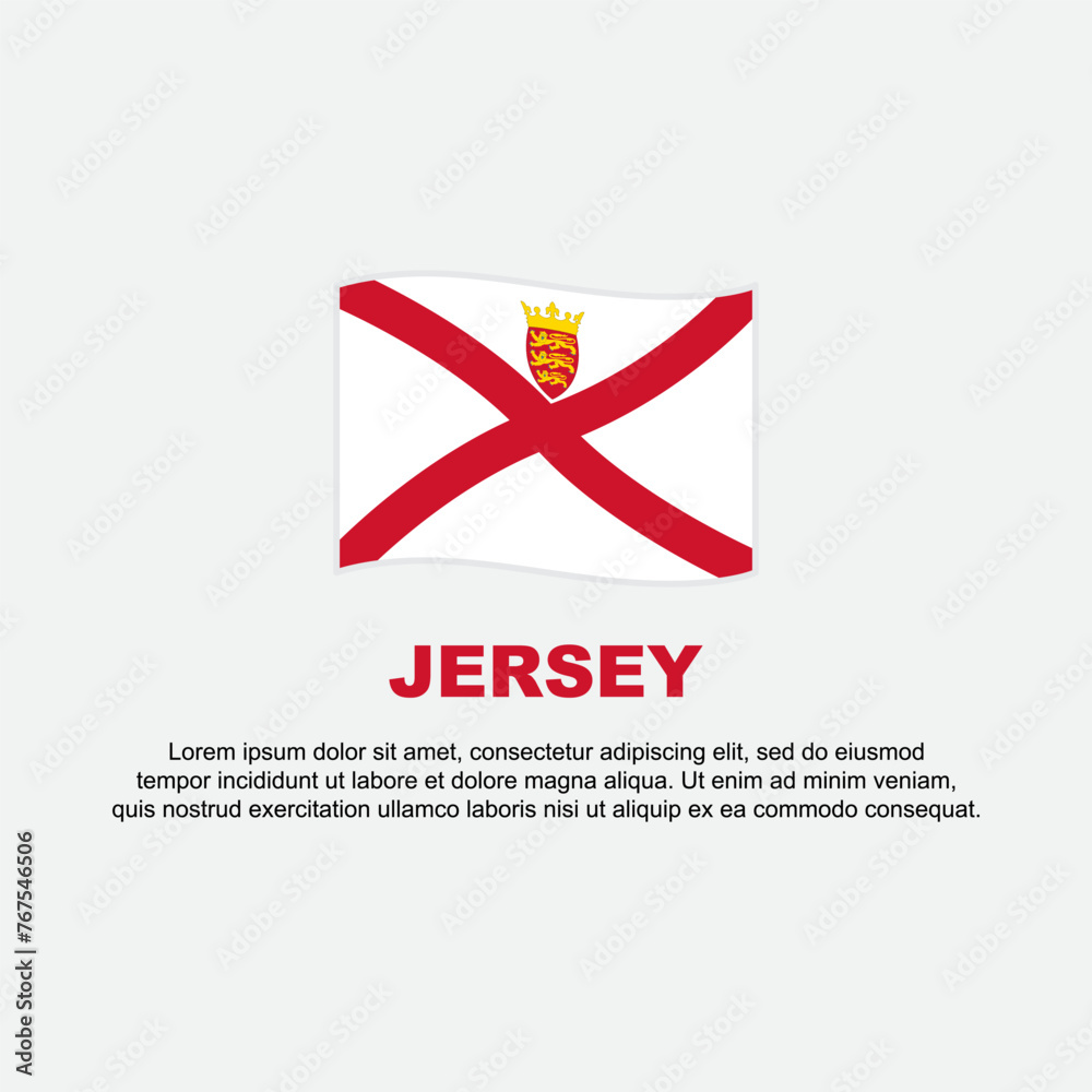 Jersey Flag Background Design Template. Jersey Independence Day Banner Social Media Post. Jersey Background Jersey Flag Background Design Template. Jersey Independence Day Banner Social Media Post. Jersey Background