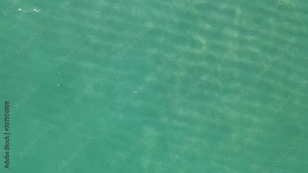 Aerial view of crystal clear water. Aerial view of crystal clear water.
