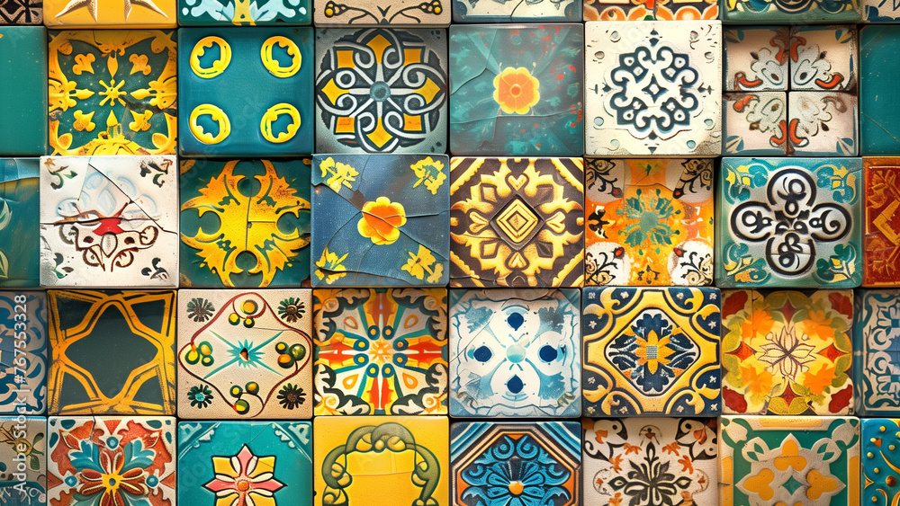 Vibrant Visions: Brazilian Mosaic Tiles