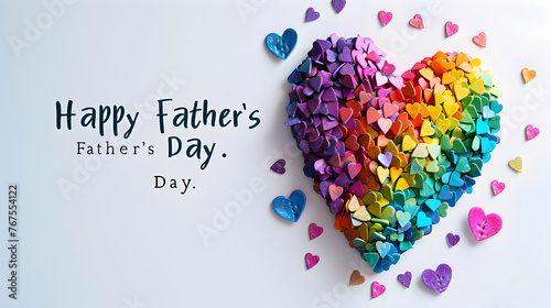 Happy Father's Day, copy space. 
