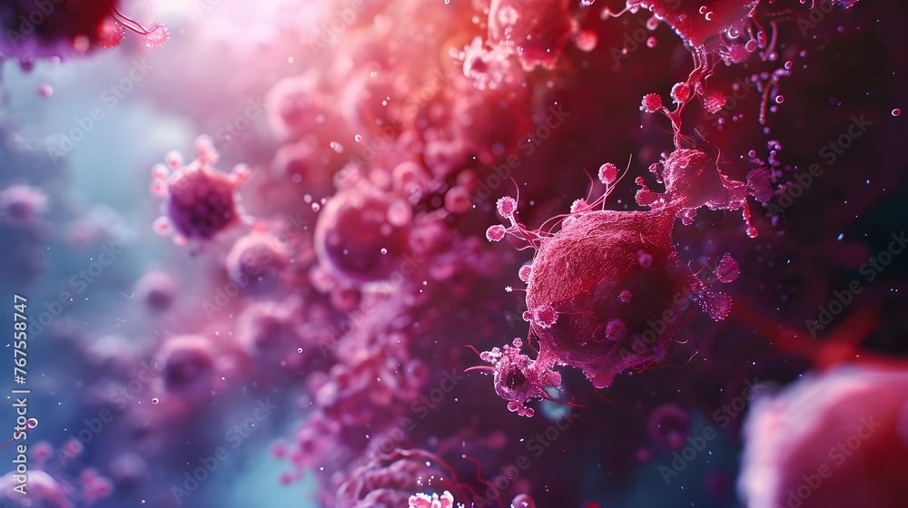 3d rendering of Human cell
3d rendering of Human cell