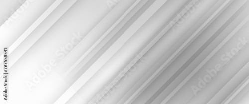 White minimal geometric shape abstract banner. For business banner, formal backdrop, prestigious voucher, luxe invite, wallpaper and background