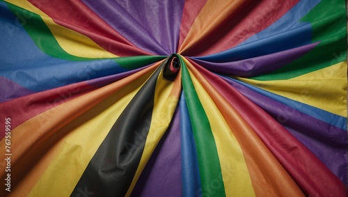 Intersectional Pride:This image could feature multiple pride flags intersecting or overlapping, representing the intersectionality of different identities within the LGBTQ+ community. Each flag could 