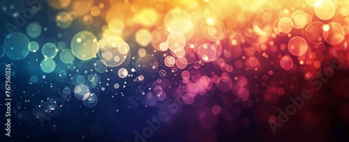 Glowing orbs and sweeping waves of yellow and orange create an inspiring abstract background of light and joy.