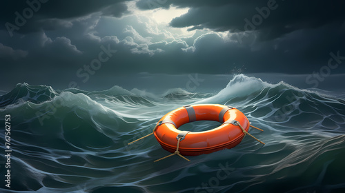 Lifebuoy, symbolizing safety and hope