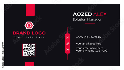 own visiting card Modern, Creative business card, name card, corporate, contact us, void, grab, bulletin, introduction, recruitment, elegant, real estate orange business card