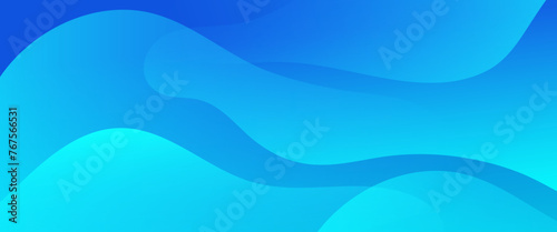 Blue abstract banner with shapes. For business banner, formal backdrop, prestigious voucher, luxe invite, wallpaper and background