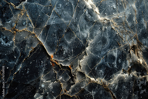 Background texture of black marble. Created with Ai