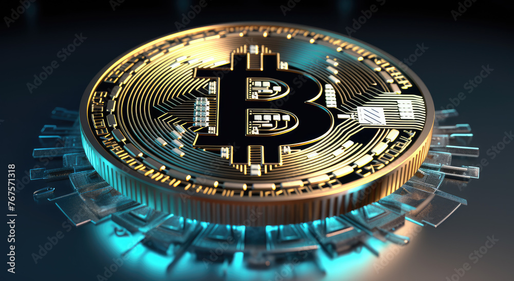 Golden, Chrome and Silver Bitcoin Coins, virtual cryptocurrency, digital investment symbol, isolated on white background. Bit coin logo symbol Golden, Chrome and Silver Bitcoin Coins, virtual cryptocurrency, digital investment symbol, isolated on white background. Bit coin logo symbol