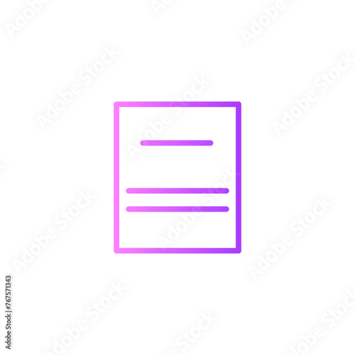 contract gradient icon