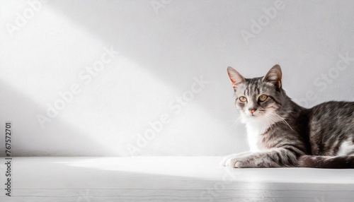 cat on a bed