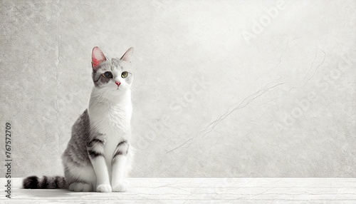 white cat and dog