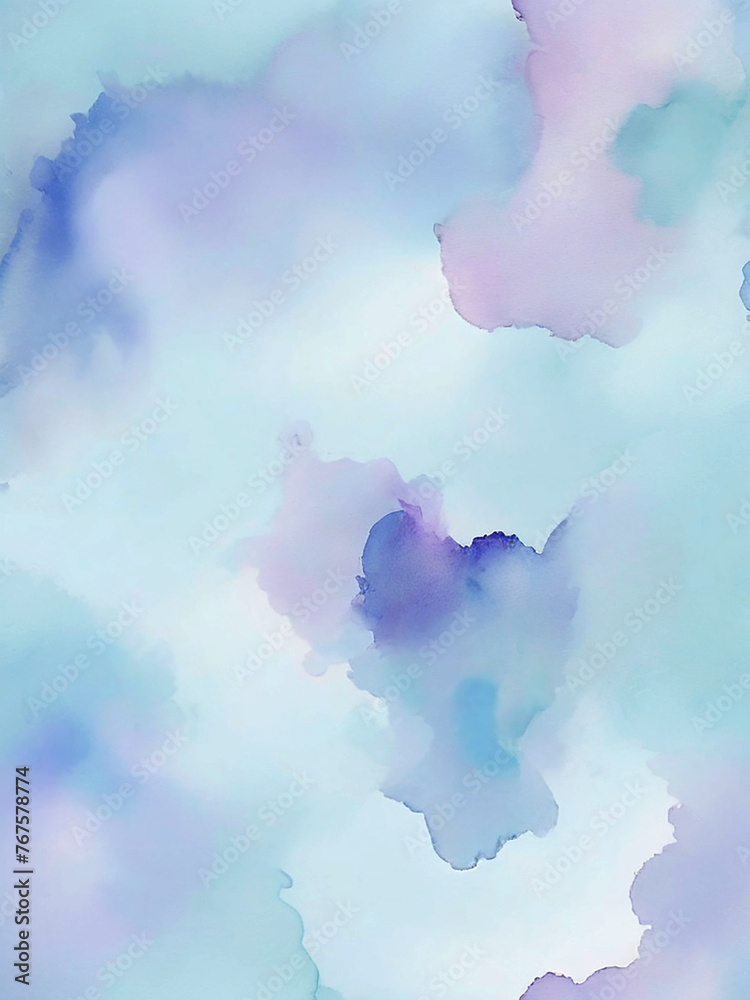 watercolor pastel blue purple 1