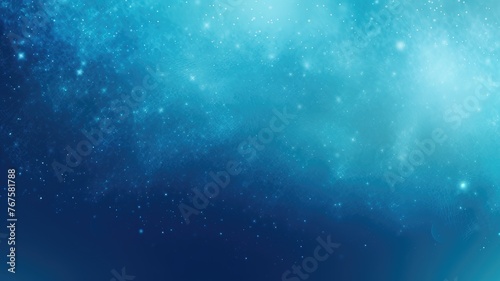 sparkling deep blue cosmic background