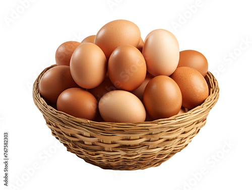 Wallpaper Mural eggs in a basket Torontodigital.ca