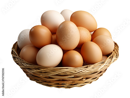 Wallpaper Mural eggs in a basket Torontodigital.ca