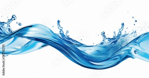 pure dynamic water splash beauty background