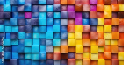 multicolored abstract squares background