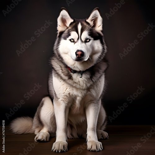 Just adopted a beautiful husky, can't wait to take her for walks in the park! © Rony