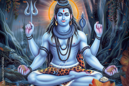 Lord shiva creative concept