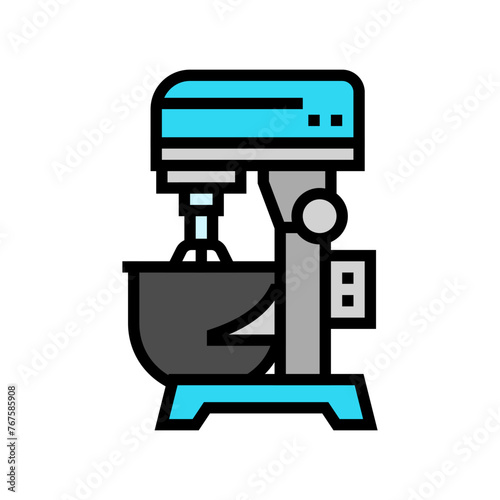 mixer restaurant equipment color icon vector. mixer restaurant equipment sign. isolated symbol illustration