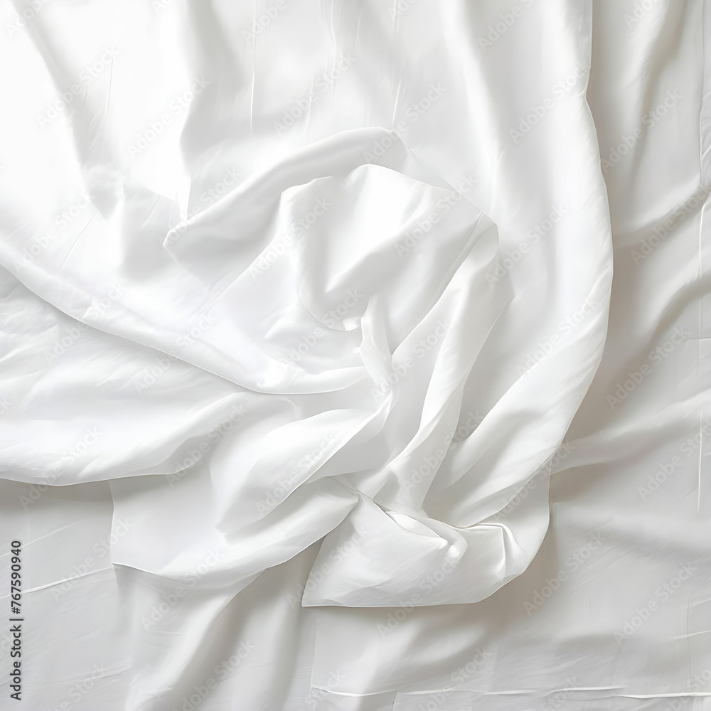 White fabric cloth texture,white silk background.