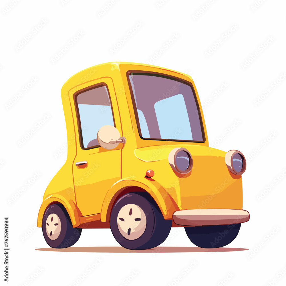 Car toy icon vector element design template cartoon